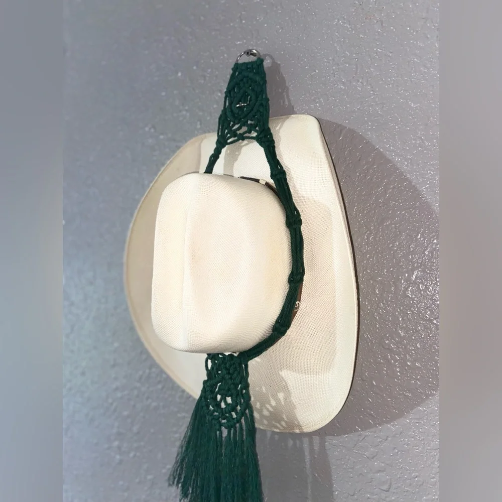 HANDMADE MACRAME HAT HANGER!! - Picture 1 of 12